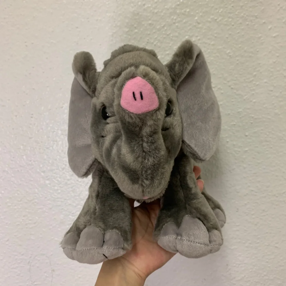 Wild Republic Stuffed Elephant Pittsburgh Zoo Stuffed Animal Plush Toy Realistic - Picture 9 of 10